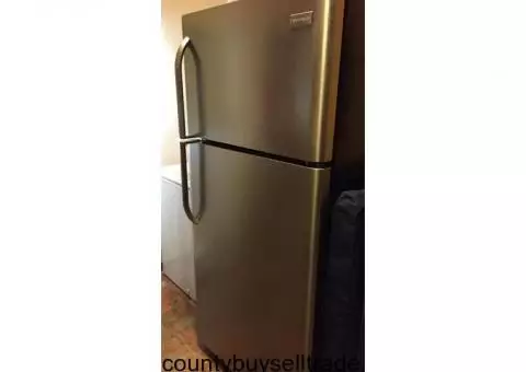 Stainless steel Frigidaire refrigerator