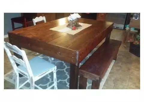 Farmhouse Style Table and/or Bench