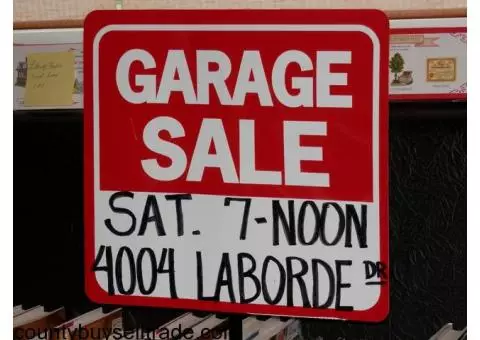 Indoor/Outdoor Garage Sale